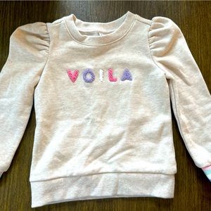 Janie and Jack Toddler girls sweatshirt 2T